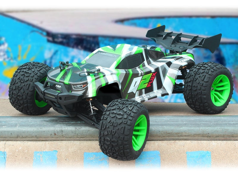 Maverick Quantum2 XT Flux brushless stadium truck 1/10 vert - MV150408 - Breizh Modélisme.