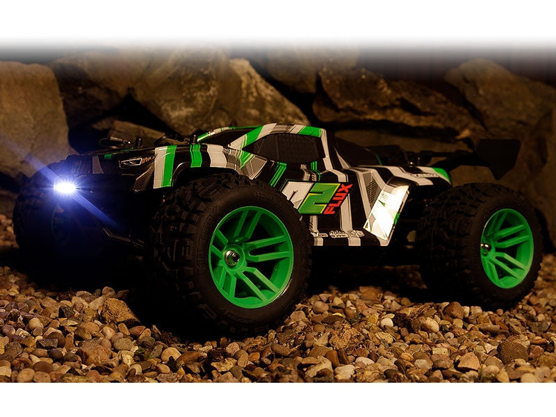 Maverick Quantum2 XT Flux brushless stadium truck 1/10 vert - MV150408 - Breizh Modélisme.
