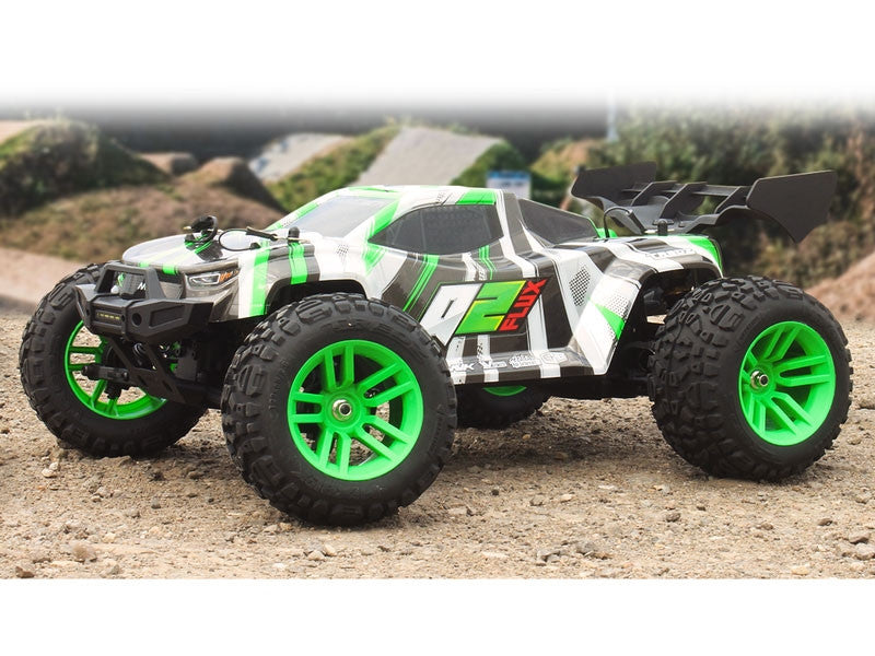 Maverick Quantum2 XT Flux brushless stadium truck 1/10 vert - MV150408 - Breizh Modélisme.