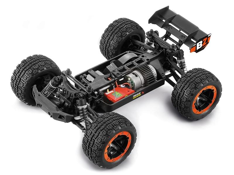 Truggy télécommandé 4WD Blackzon Slyder orange 1/16 RTR - 540097 - Breizh Modélisme.