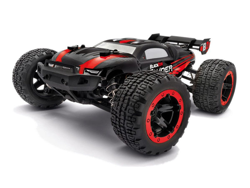 Truggy télécommandé 4WD Blackzon Slyder rouge 1/16 RTR - 540096 - Breizh Modélisme.
