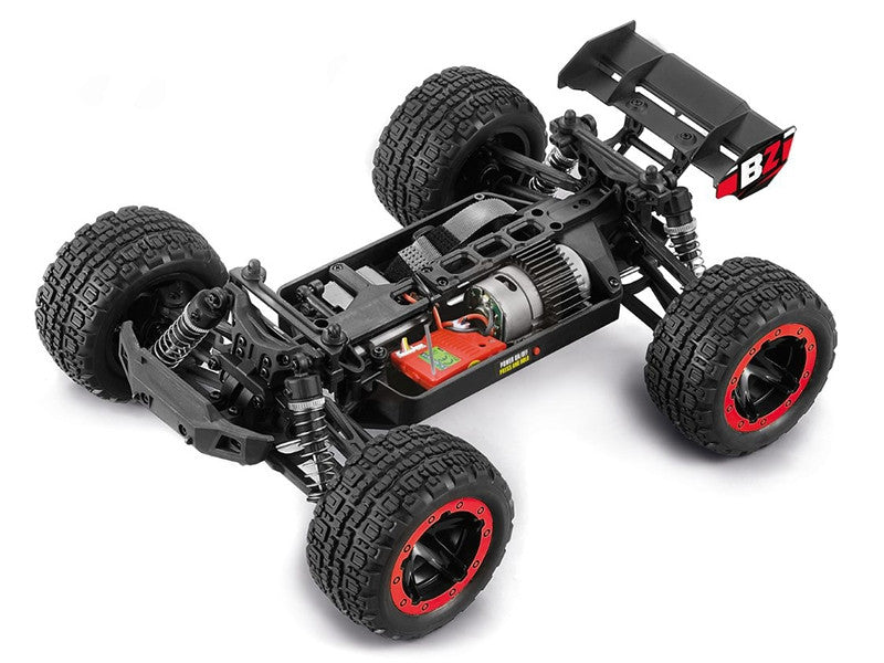 Truggy télécommandé 4WD Blackzon Slyder rouge 1/16 RTR - 540096 - Breizh Modélisme.