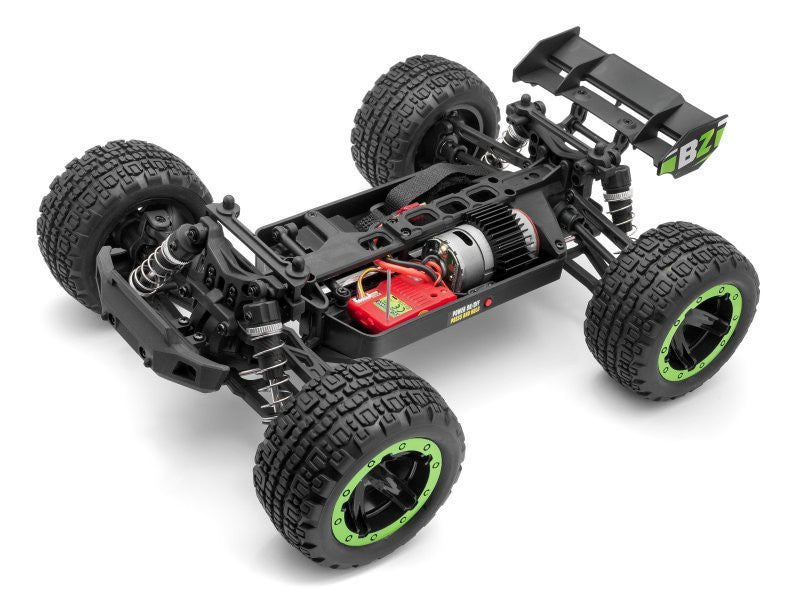 Truggy télécommandé 4WD Blackzon Slyder vert 1/16 RTR - 540102 - Breizh Modélisme.