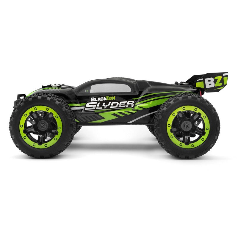 Truggy télécommandé 4WD Blackzon Slyder vert 1/16 RTR - 540102 - Breizh Modélisme.