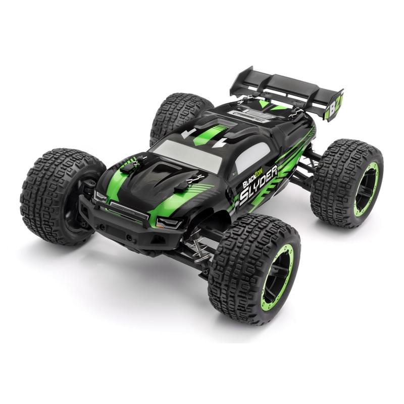 Truggy télécommandé 4WD Blackzon Slyder vert 1/16 RTR - 540102 - Breizh Modélisme.