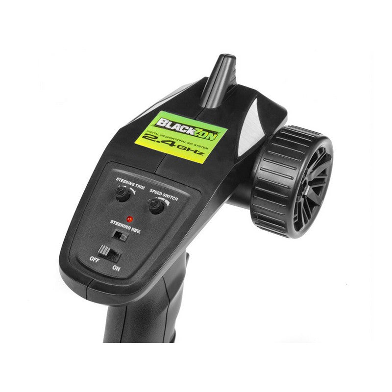 Truggy télécommandé 4WD Blackzon Slyder vert 1/16 RTR - 540102 - Breizh Modélisme.