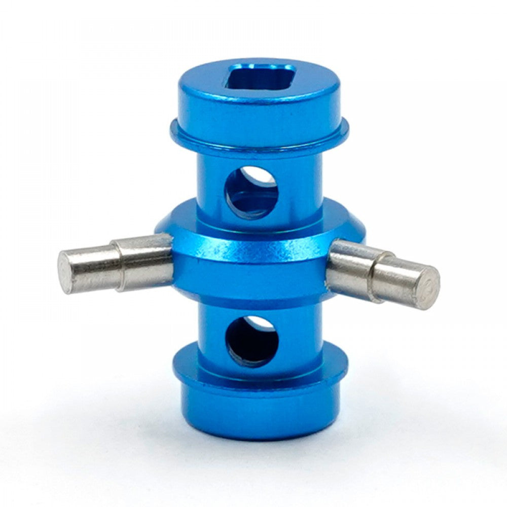 Axe solide en aluminium bleu pour Tamiya TT01 Yeah Racing - Breizh Modélisme.