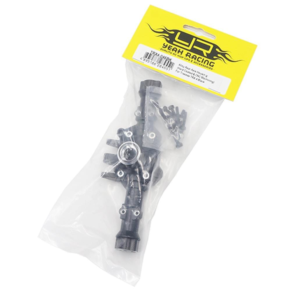 Carter d'essieu arrière en alliage (revêtement en titane) pour TRX-4 - TRX4-046BK - Breizh Modélisme.