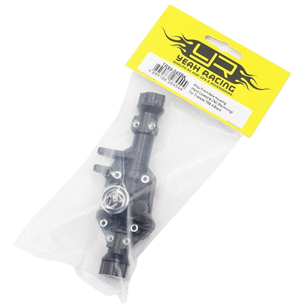 Carter d'essieu avant en alliage (revêtement dur et usinage CNC) pour TRX-4 - TRX4-045BK - Breizh Modélisme.
