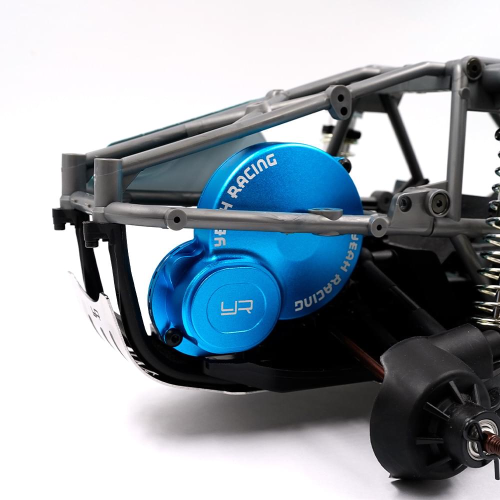 Couvercle d'engrenage en alu avec support moteur pour Tamiya BBX (BB-01) - Breizh Modélisme.