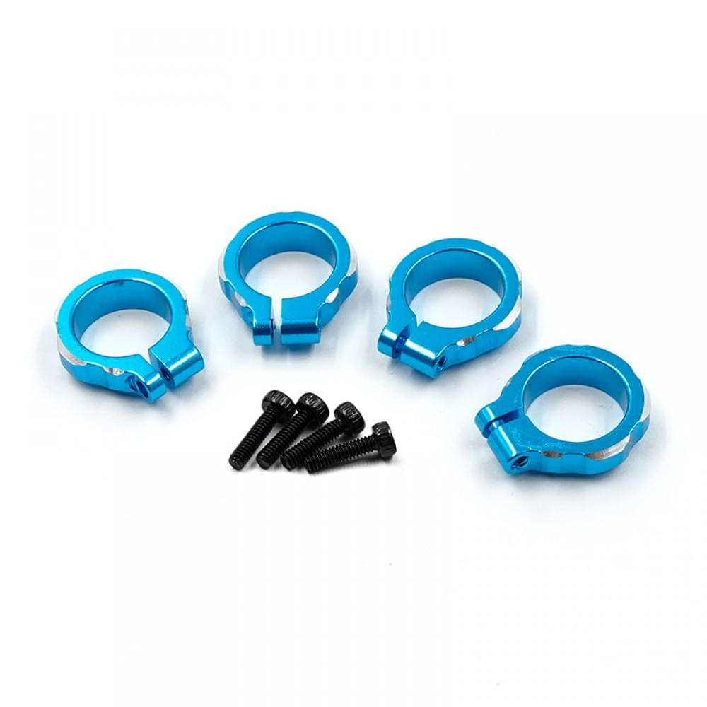 Ecrou de tension amortisseurs en alu, 4 pièces, pour Tamiya BBX (BB-01) - Breizh Modélisme.