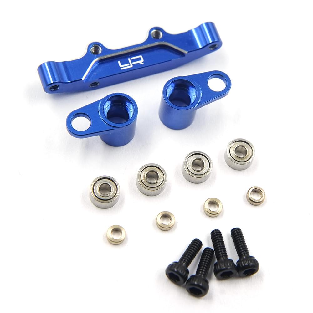 Ensemble de direction en aluminium pour buggy Losi 1/24 Micro-B 2WD - Breizh Modélisme.