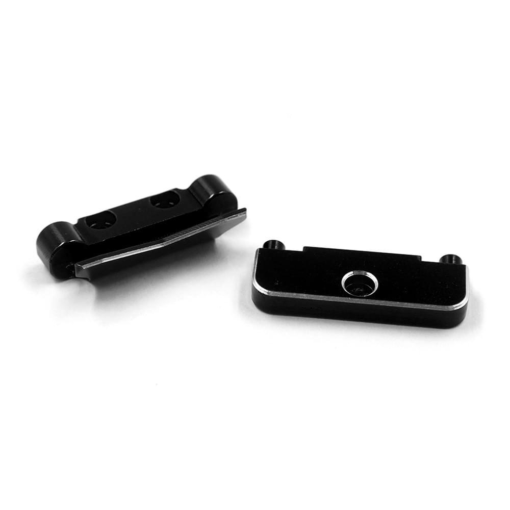 Ensemble de supports de suspension en aluminium (avant et arrière) pour buggy Losi 1/24 Micro-B 2WD - Breizh Modélisme.