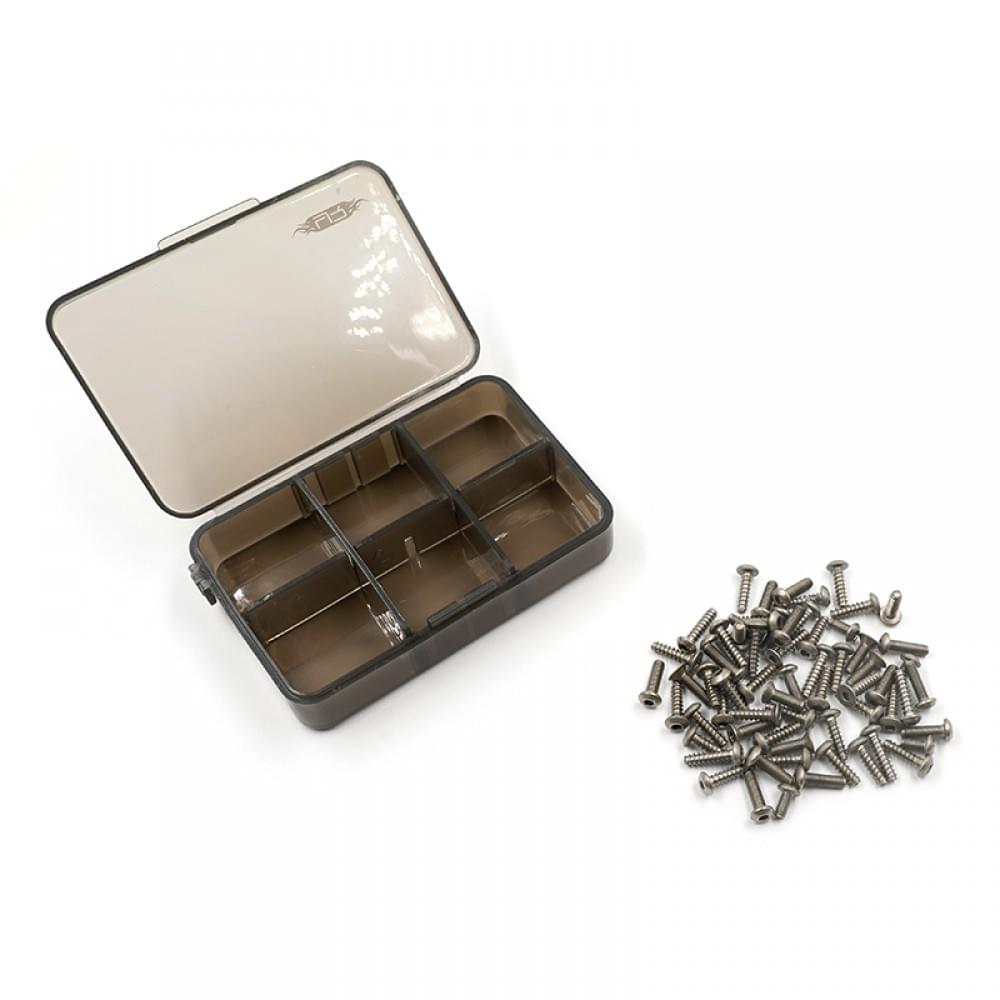 Ensemble de vis en titane assorties avec boîte pour Tamiya DF-03 - Breizh Modélisme.