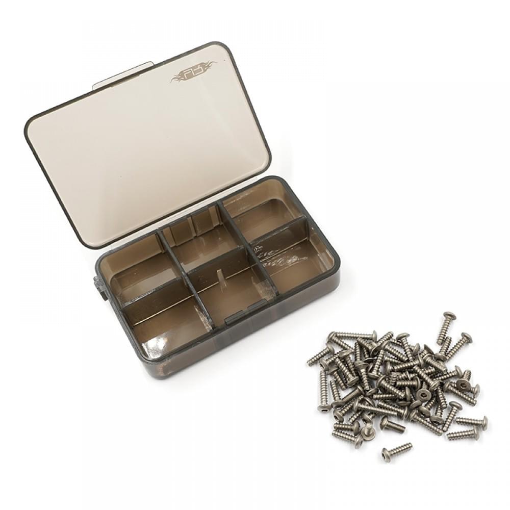 Ensemble de vis en titane assorties avec mini-boîte pour Tamiya TT02 - Breizh Modélisme.