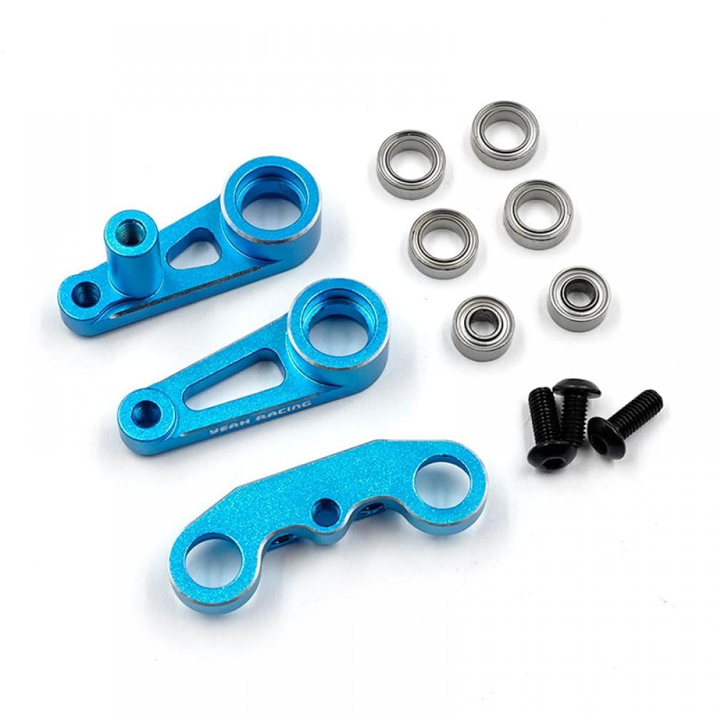 Jeu de direction en aluminium pour Tamiya BBX (BB-01) - Breizh Modélisme.