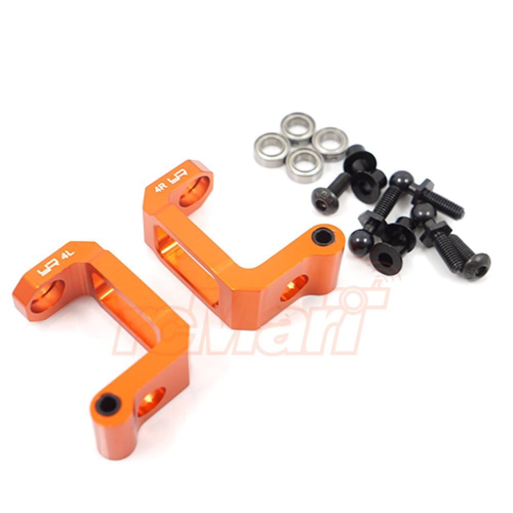 Jeu de moyeux C orange en aluminium à roulement à billes pour HPI RS4 Sport 3 - Breizh Modélisme.