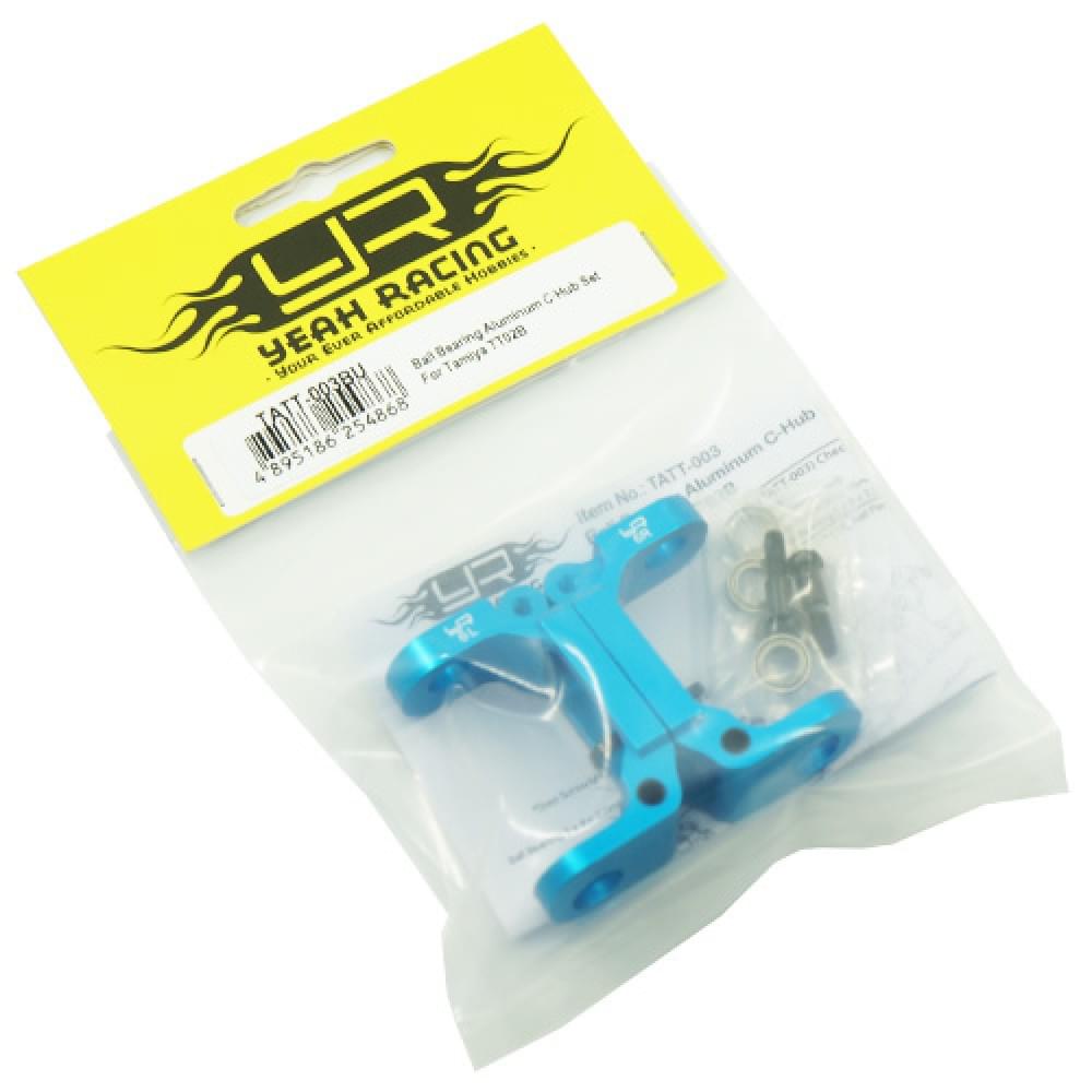 Jeu de roulements à billes en aluminium, moyeu C à 6 degrés pour Tamiya TT02B - Breizh Modélisme.