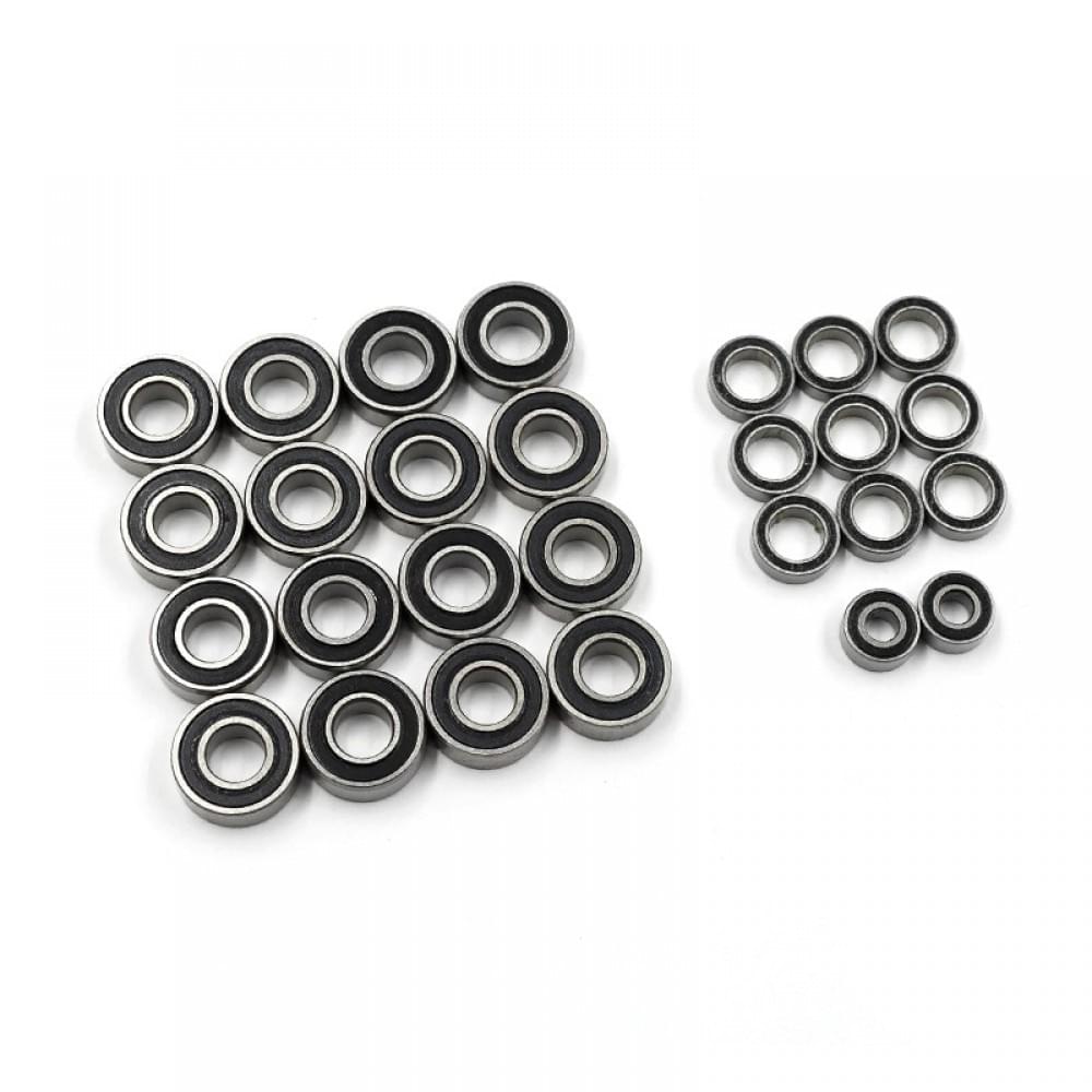 Jeu de roulements en acier (28 pièces) pour Tamiya Top Force EVO 2021 - Breizh Modélisme.