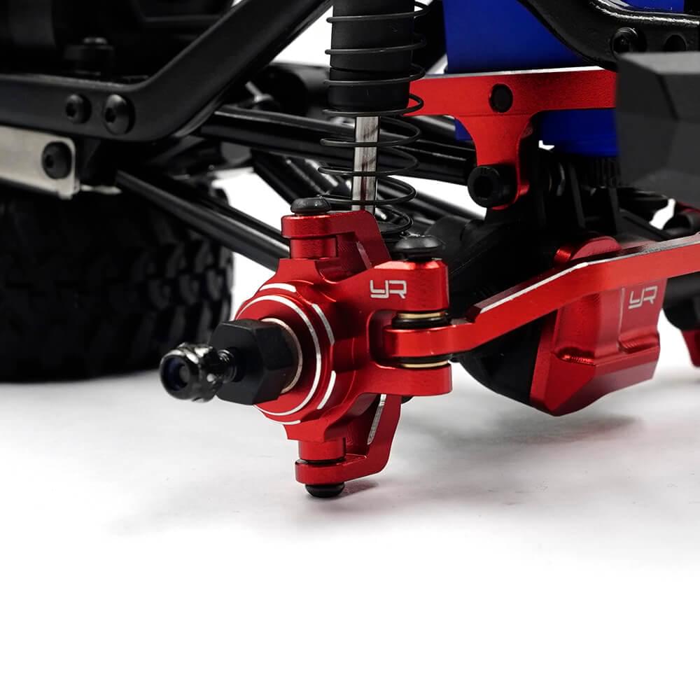 Kit conversion alu rouge Traxxas TRX-4M 1/18 Yeah racing - Breizh Modélisme.