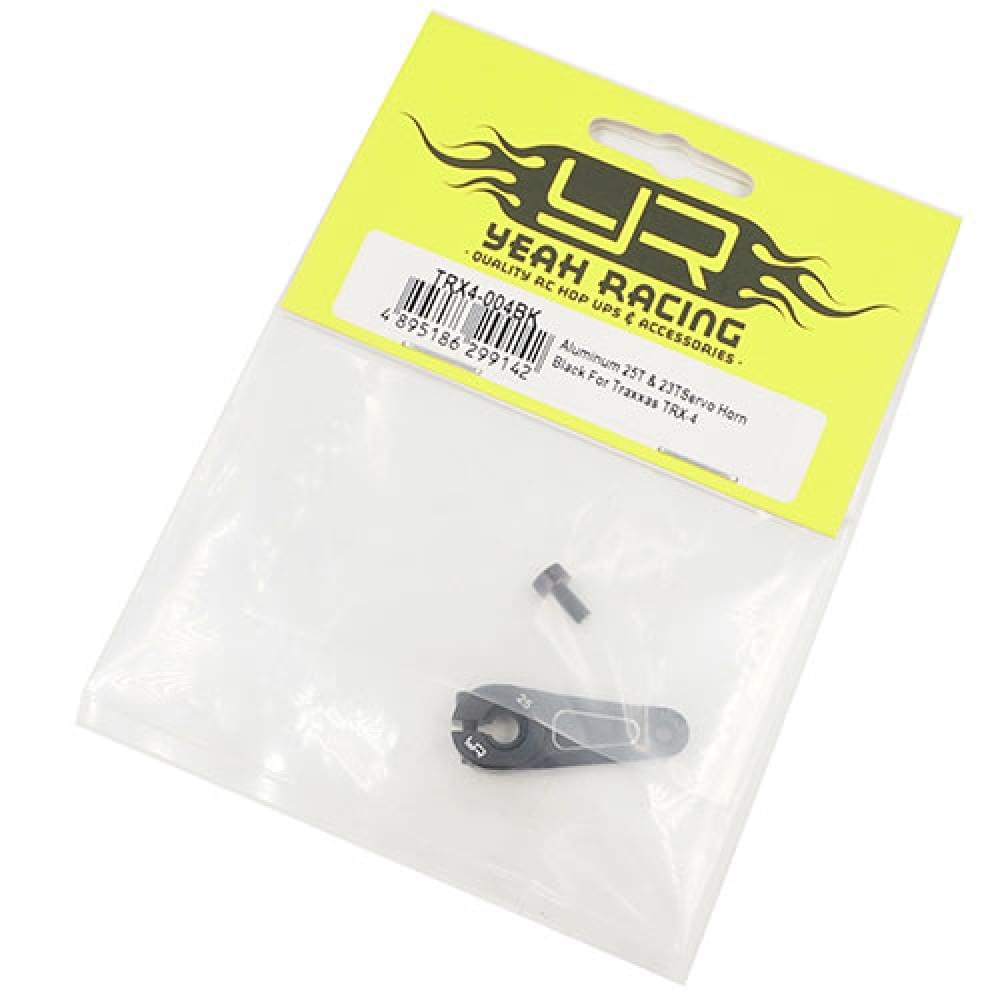 Palonnier alu Noir 23T / 25T Yeah Racing pour Traxxas TRX4 / TRX6 - Breizh Modélisme.