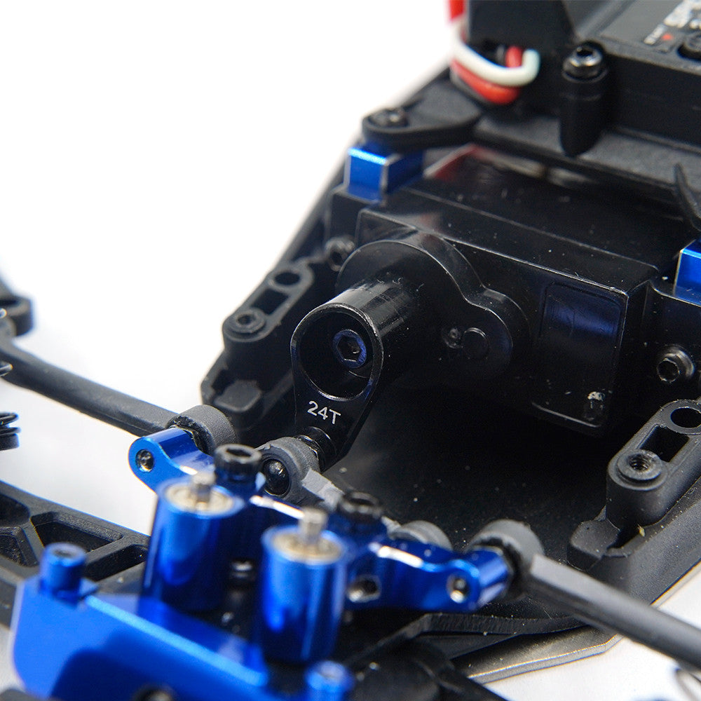 Palonnier de servo en aluminium 24T pour buggy Losi 1/24 Micro-B 2WD - Breizh Modélisme.