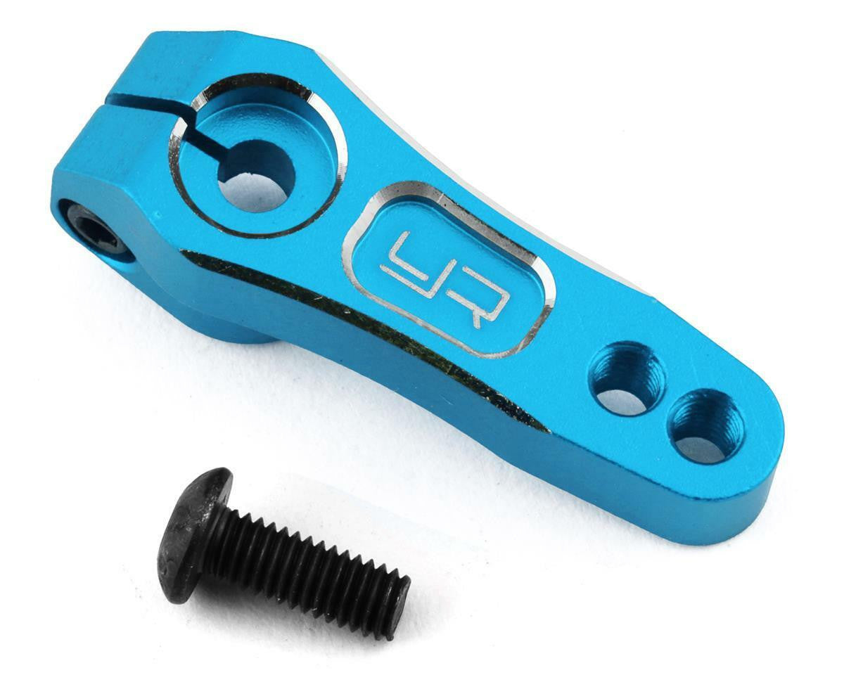 Palonnier servo 25T crawler alu bleu pour Futaba / savox - Breizh Modélisme.