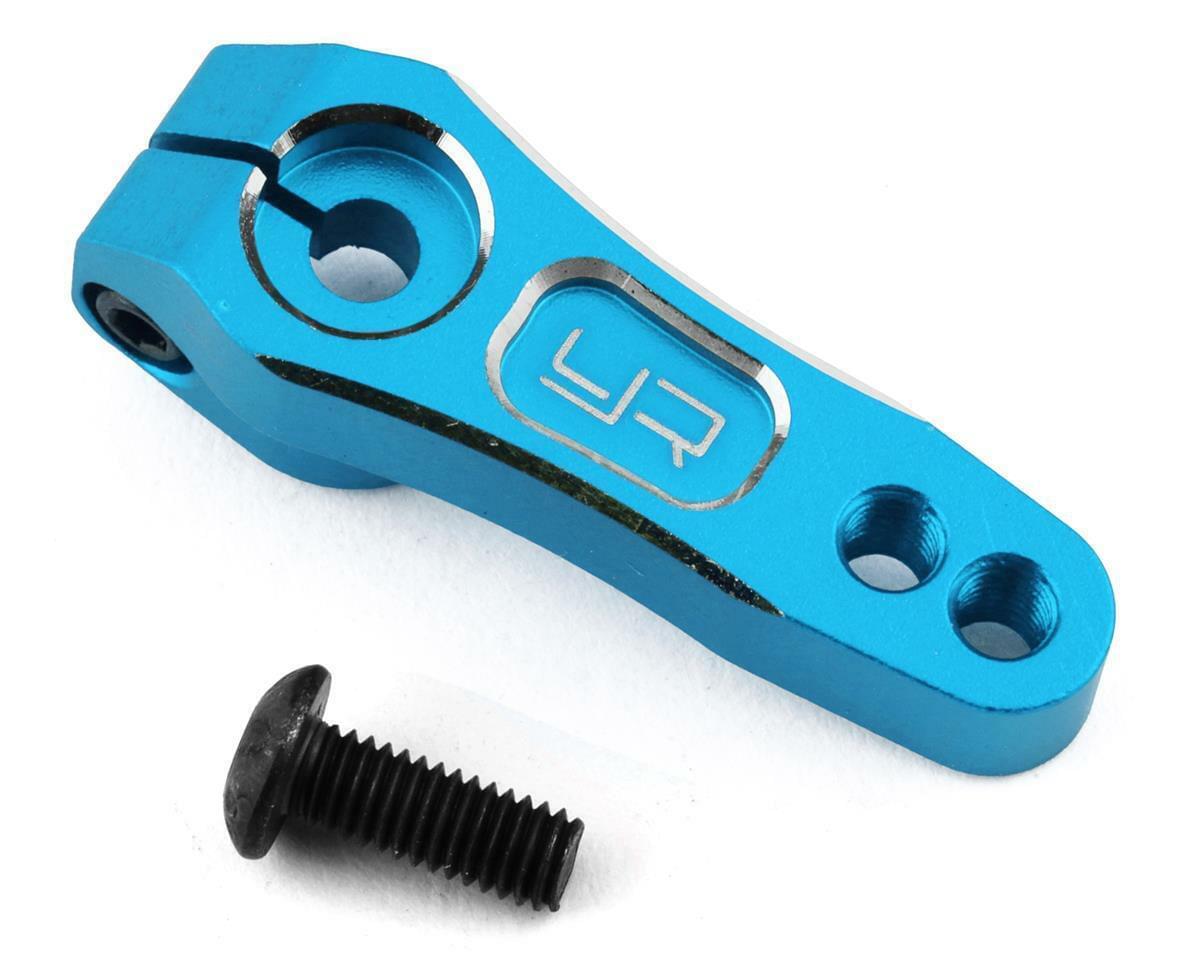 Palonnier servo 25T crawler alu bleu pour Futaba / savox - Breizh Modélisme.