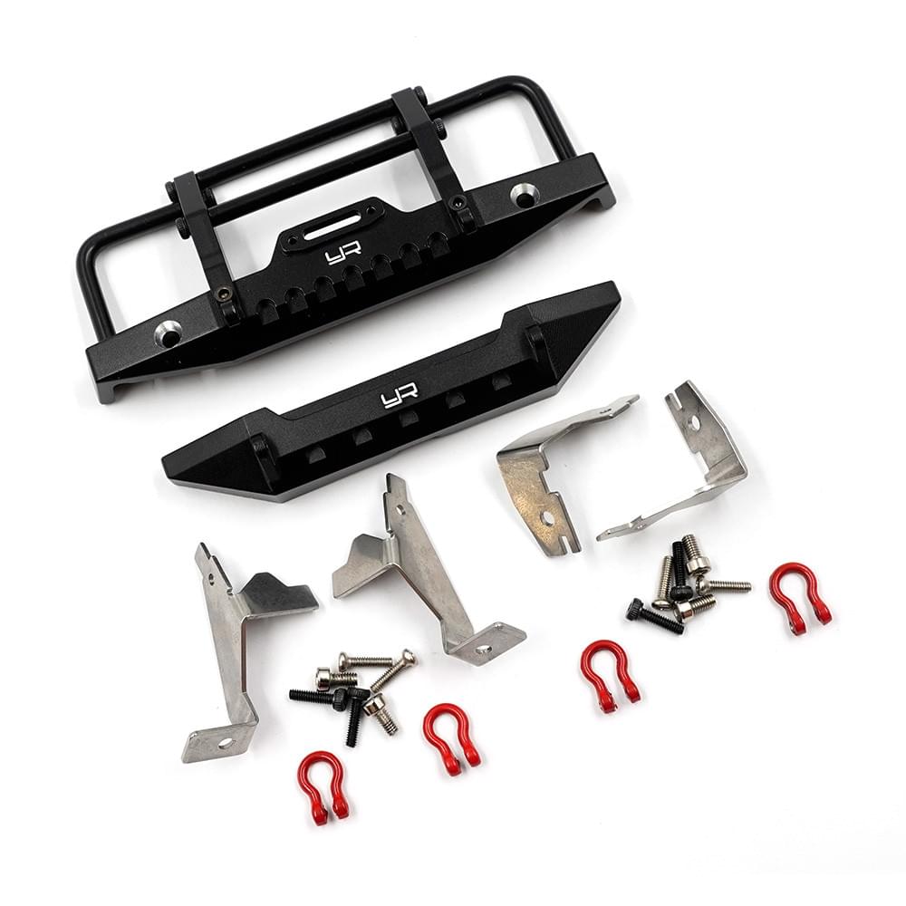 Pare choc Avant et Arrière Alu Traxxas TRX-4M 1/18 Defender - Breizh Modélisme.