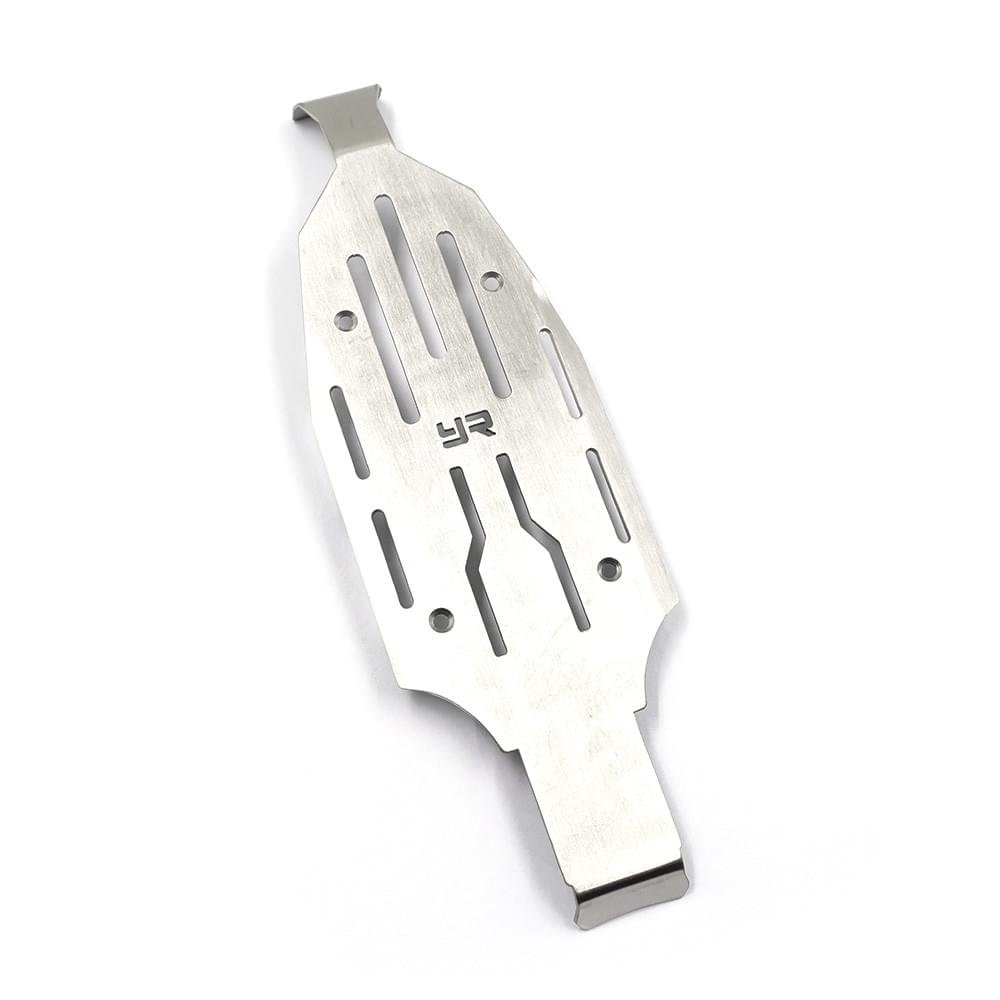 Plaque de protection de châssis en acier inoxydable pour buggy Losi 1/24 Micro-B 2WD - Breizh Modélisme.
