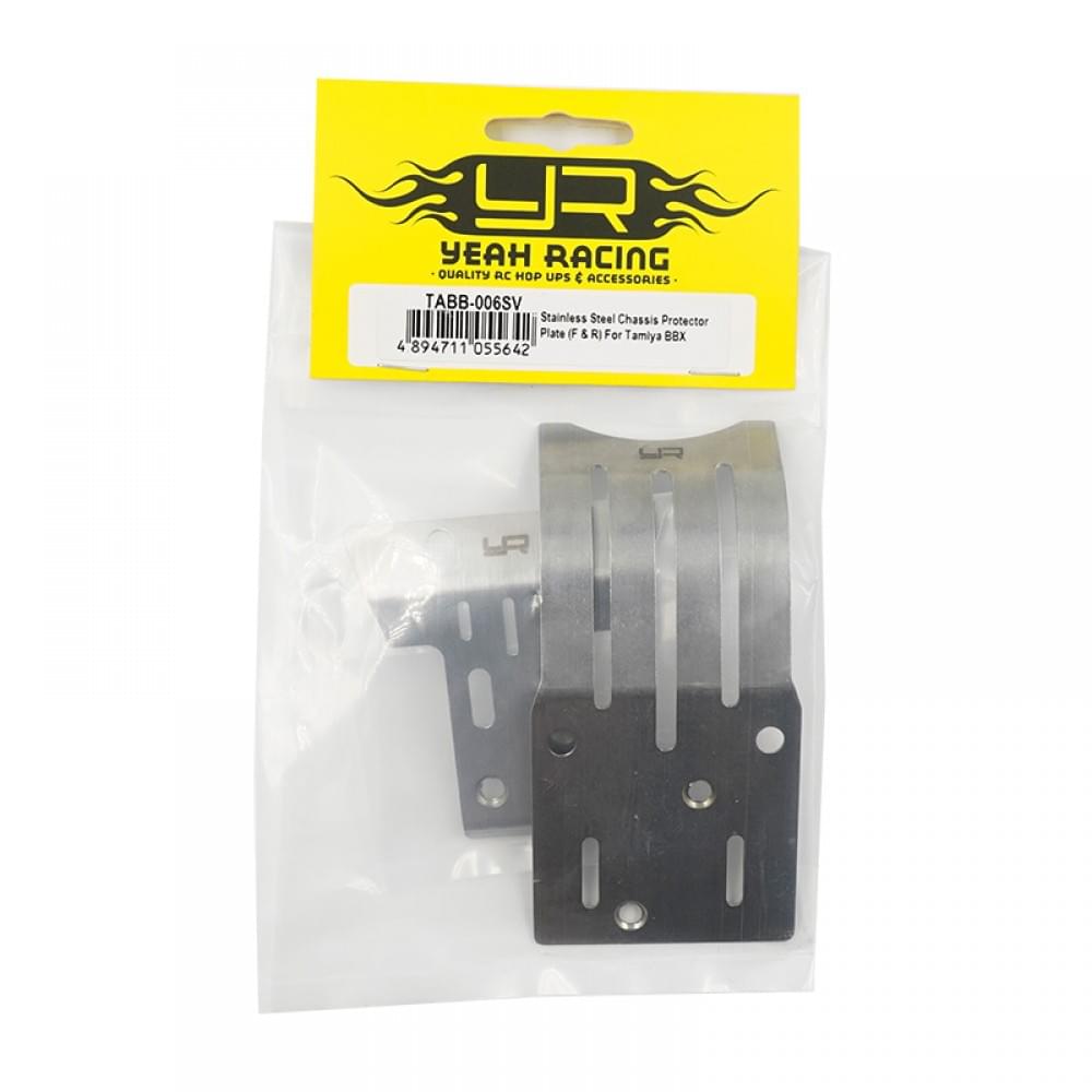 Plaque de protection de châssis en acier pour Tamiya BBX (BB-01) - Breizh Modélisme.