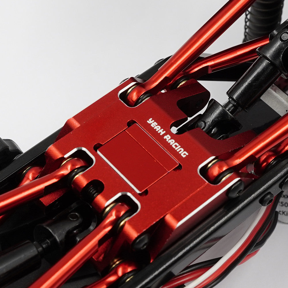 Plaque de protection en aluminium pour TRX-4M Yeah Racing - Breizh Modélisme.