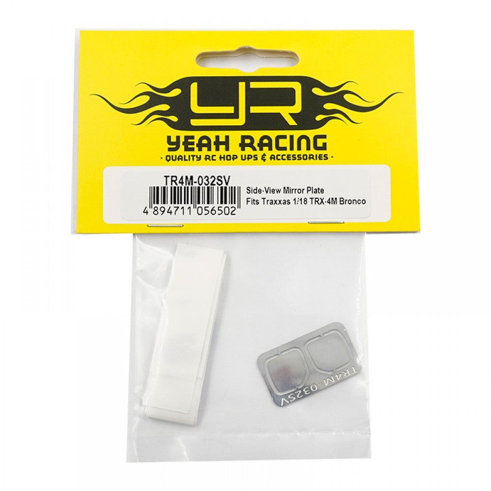 Plaque de rétroviseurs métal Traxxas TRX-4M 1/18 Bronco - Breizh Modélisme.