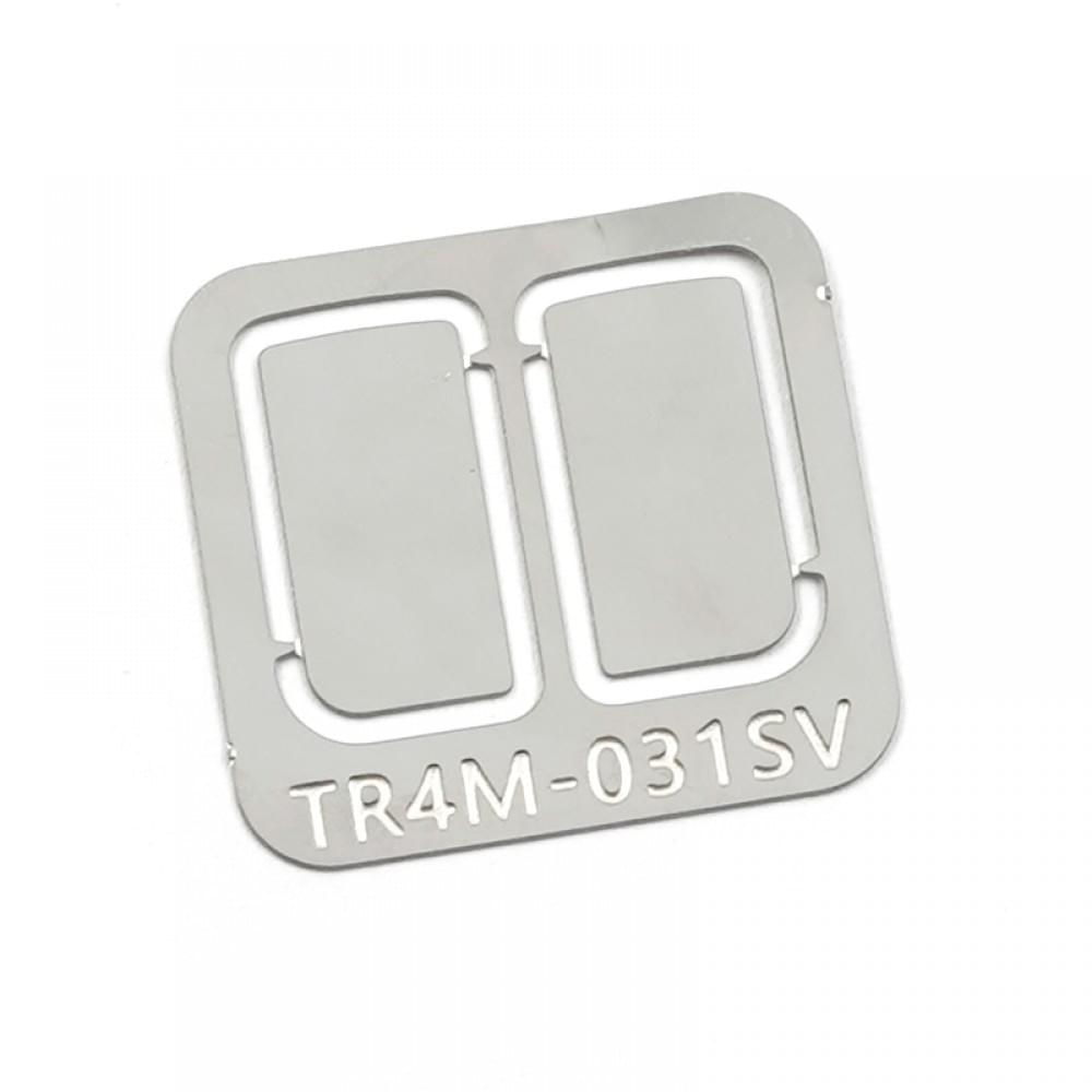 Plaque de rétroviseurs métal Traxxas TRX-4M 1/18 Defender - Breizh Modélisme.