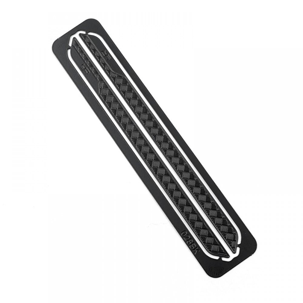 Plaque diamantée pour rails de roche en acier inoxydable pour TRX-4M Defender Bronco Yeah Racing - Breizh Modélisme.