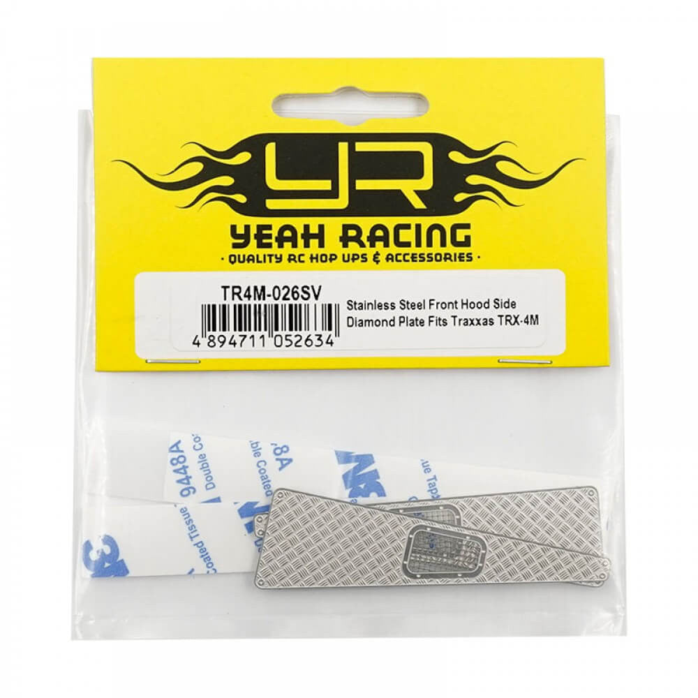 Plaques de décoration acier Traxxas TRX-4M 1/18 Defender - Breizh Modélisme.