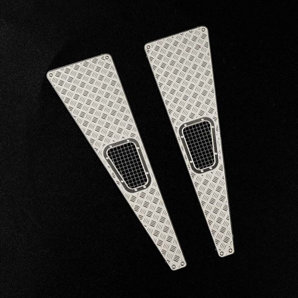 Plaques de décoration acier Traxxas TRX-4M 1/18 Defender - Breizh Modélisme.