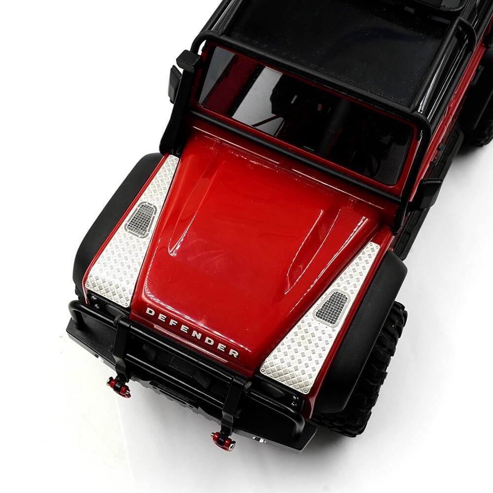 Plaques de décoration acier Traxxas TRX-4M 1/18 Defender - Breizh Modélisme.