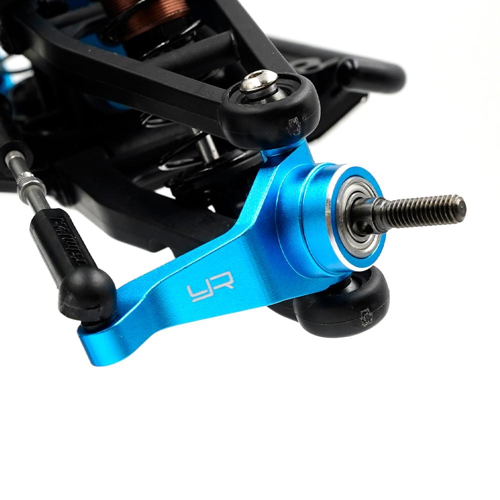 Porte fusées avant en aluminium 2 pièces pour Tamiya BBX (BB-01) - Breizh Modélisme.