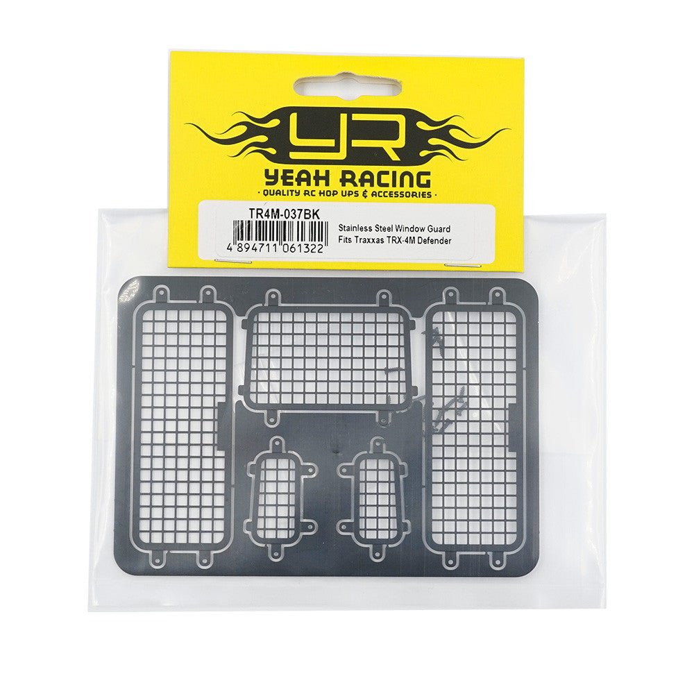Protection de fenêtre en acier inoxydable pour Traxxas TRX-4M Defender Yeah Racing - Breizh Modélisme.