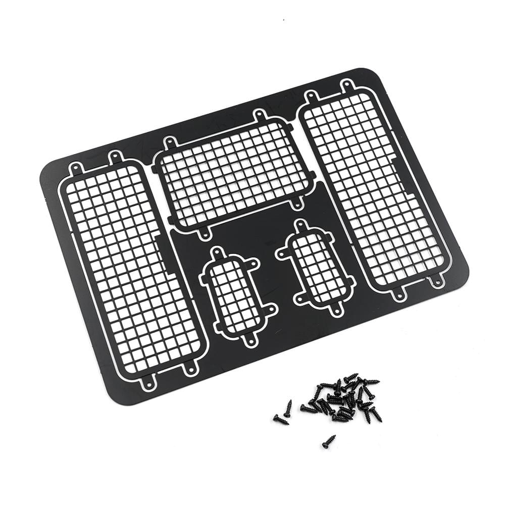 Protection de fenêtre en acier inoxydable pour Traxxas TRX-4M Defender Yeah Racing - Breizh Modélisme.