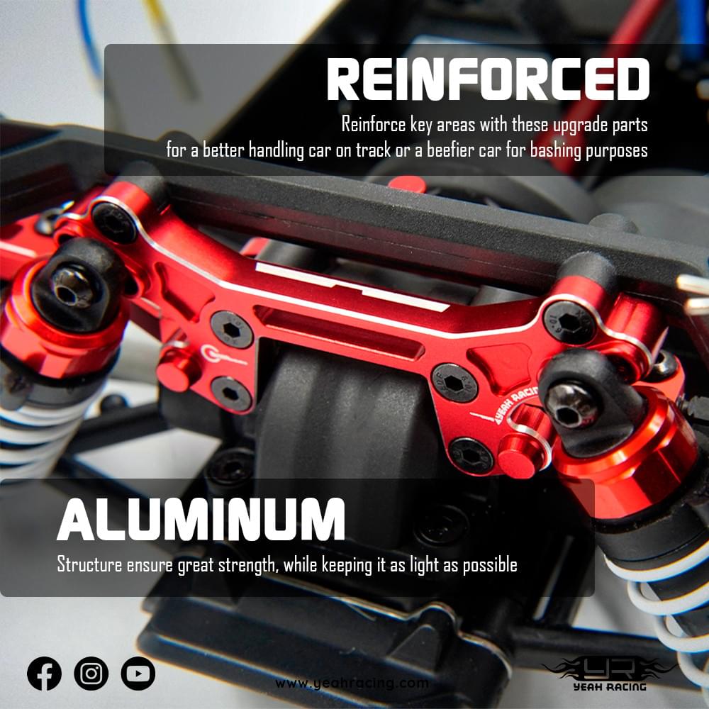 Support d'amortisseur arrière en aluminium pour Kyosho 1/10 Fazer Mk2 - Breizh Modélisme.