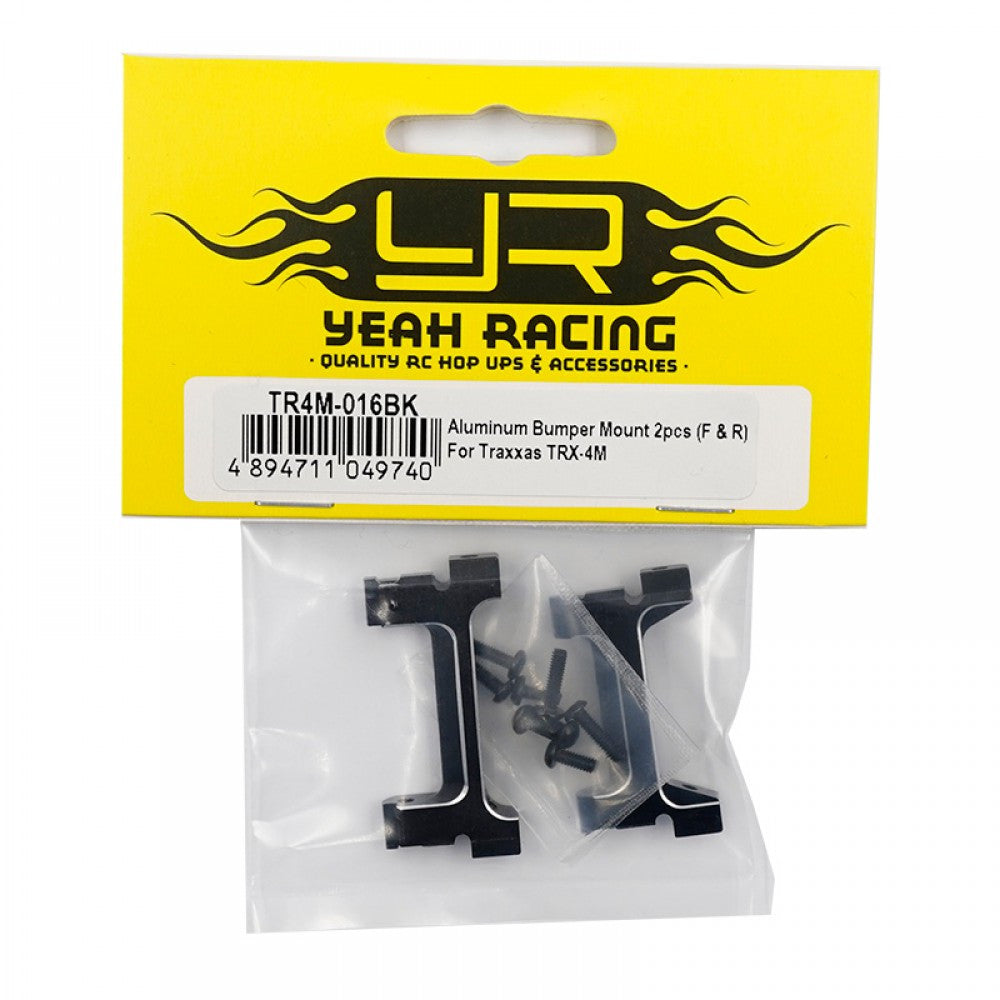 Support de pare-chocs en aluminium 2 pièces (F & R) pour TRX-4M Yeah Racing - Breizh Modélisme.