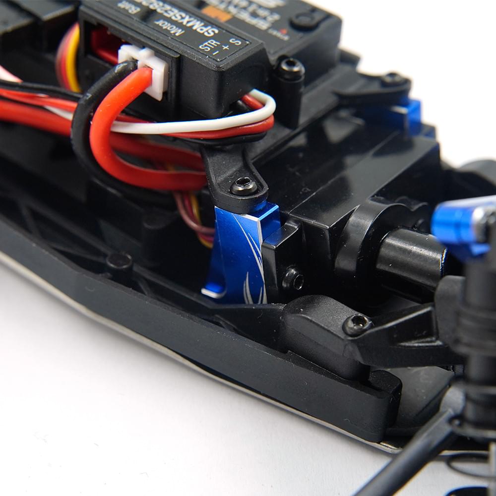 Support de servo en aluminium pour buggy Losi 1/24 Micro-B 2WD - Breizh Modélisme.