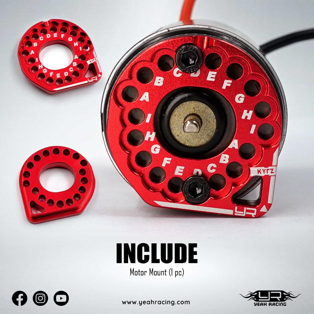 Support moteur en aluminium pour Kyosho Fazer Mk2 - Breizh Modélisme.