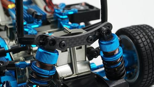 Supports d'Amortisseurs carbone Avant et arrière pour Tamiya M05 Yeah Racing - Breizh Modélisme.