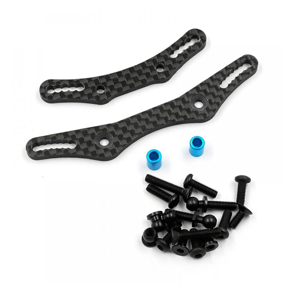 Supports d'Amortisseurs carbone Avant et arrière pour Tamiya M05 Yeah Racing - Breizh Modélisme.