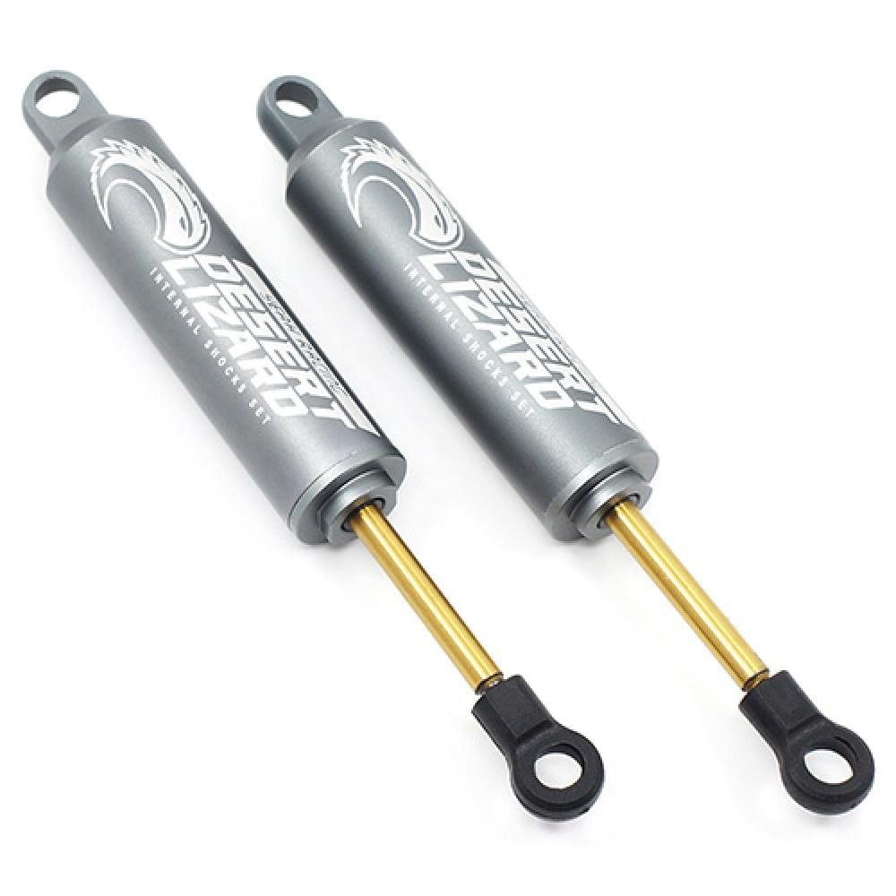 Yeah Racing 2 Amortisseurs Desert Lizard 100mm gris pour Crawler 1/10 - Breizh Modélisme.