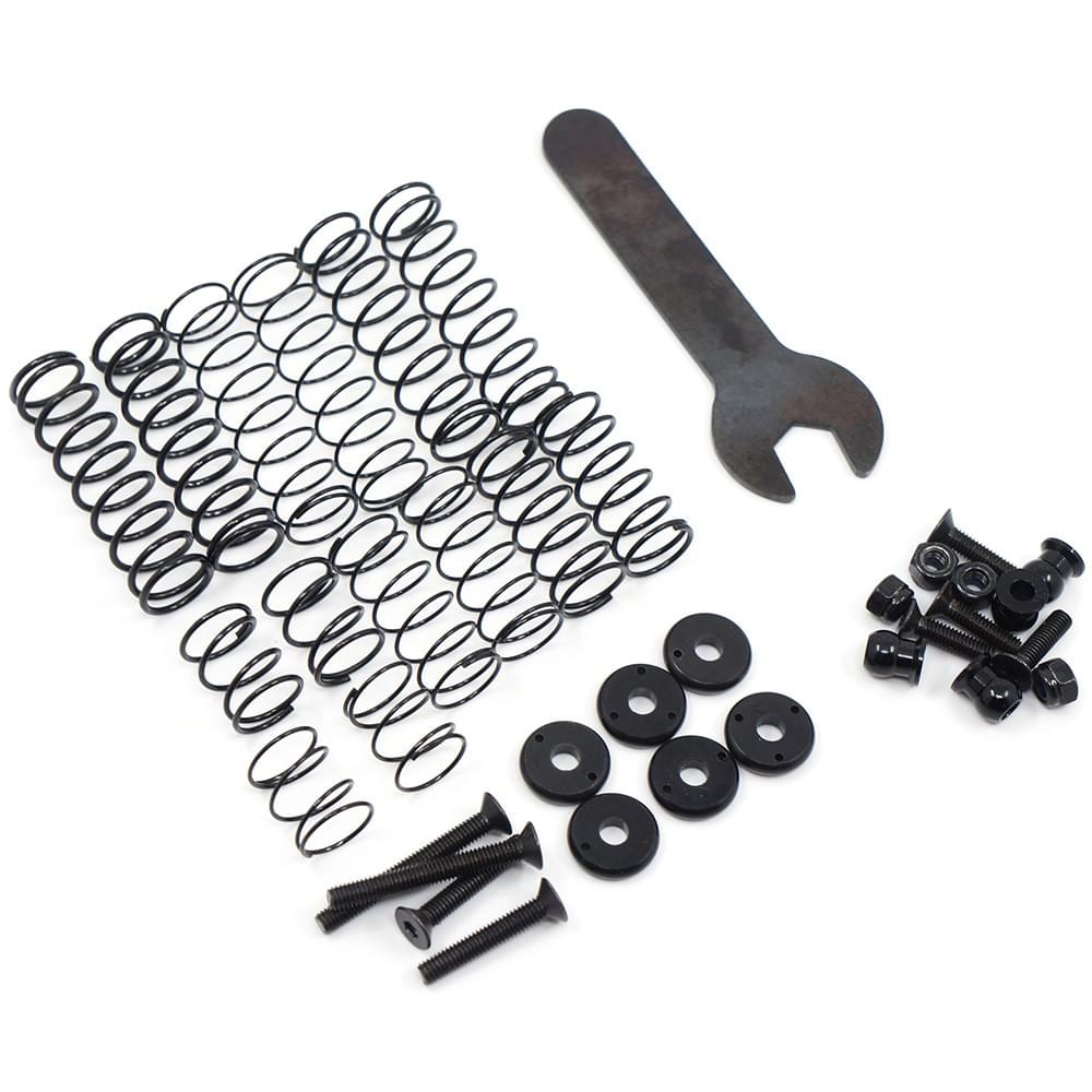 Yeah Racing 2 Amortisseurs Desert Lizard 100mm gris pour Crawler 1/10 - Breizh Modélisme.
