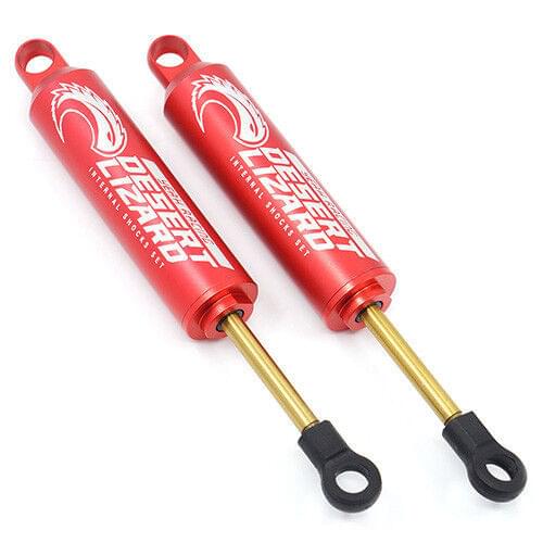 Yeah Racing 2 Amortisseurs Desert Lizard 90mm rouge pour Crawler 1/10 'G6 Certified' - Breizh Modélisme.